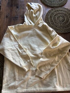 Essentials Yellow Cream Hoodie Sweatshirt